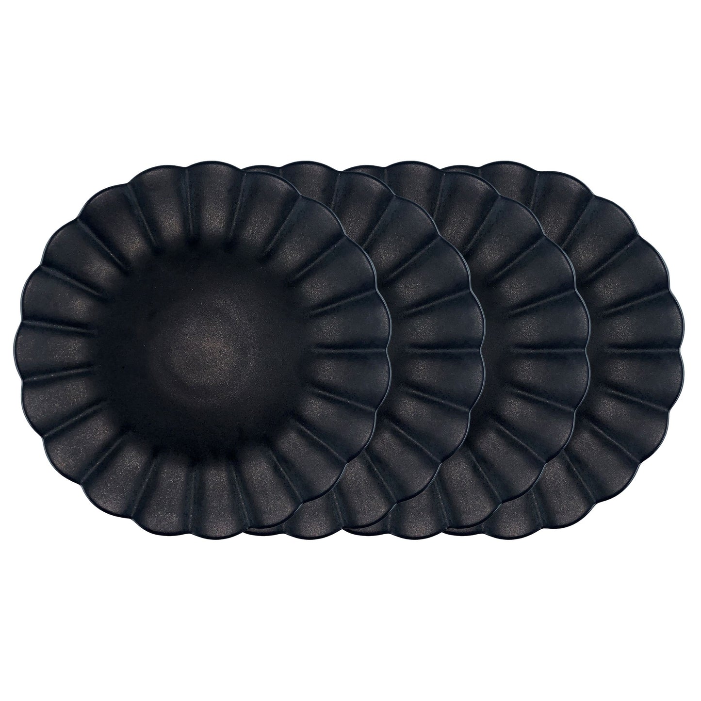 Lafayette Noir Stoneware Dinner Plate, Set of 4 Canvas Home Black, Black Scalloped Dinner Plate, Black Scalloped Dinnerware, Black Scalloped Stoneware Dinner Plate, Black Stoneware, Dinner Plates, Ellen DeGeneres, Lafayette, Lafayette Black, Lafayette Black Stoneware Dinner Plate, Lafayette Noir, Lafayette Noir Stoneware Dinner Plate, Lafayette Stoneware Dinner Plate, Noir, Noir Scalloped Dinner Plate, Noir Scalloped Dinnerware, Noir Scalloped Stoneware Dinner Plate, Plates, Portugal, Scalloped,
