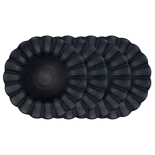 Lafayette Noir Stoneware Dinner Plate, Set of 4 Canvas Home Black, Black Scalloped Dinner Plate, Black Scalloped Dinnerware, Black Scalloped Stoneware Dinner Plate, Black Stoneware, Dinner Plates, Ellen DeGeneres, Lafayette, Lafayette Black, Lafayette Black Stoneware Dinner Plate, Lafayette Noir, Lafayette Noir Stoneware Dinner Plate, Lafayette Stoneware Dinner Plate, Noir, Noir Scalloped Dinner Plate, Noir Scalloped Dinnerware, Noir Scalloped Stoneware Dinner Plate, Plates, Portugal, Scalloped,