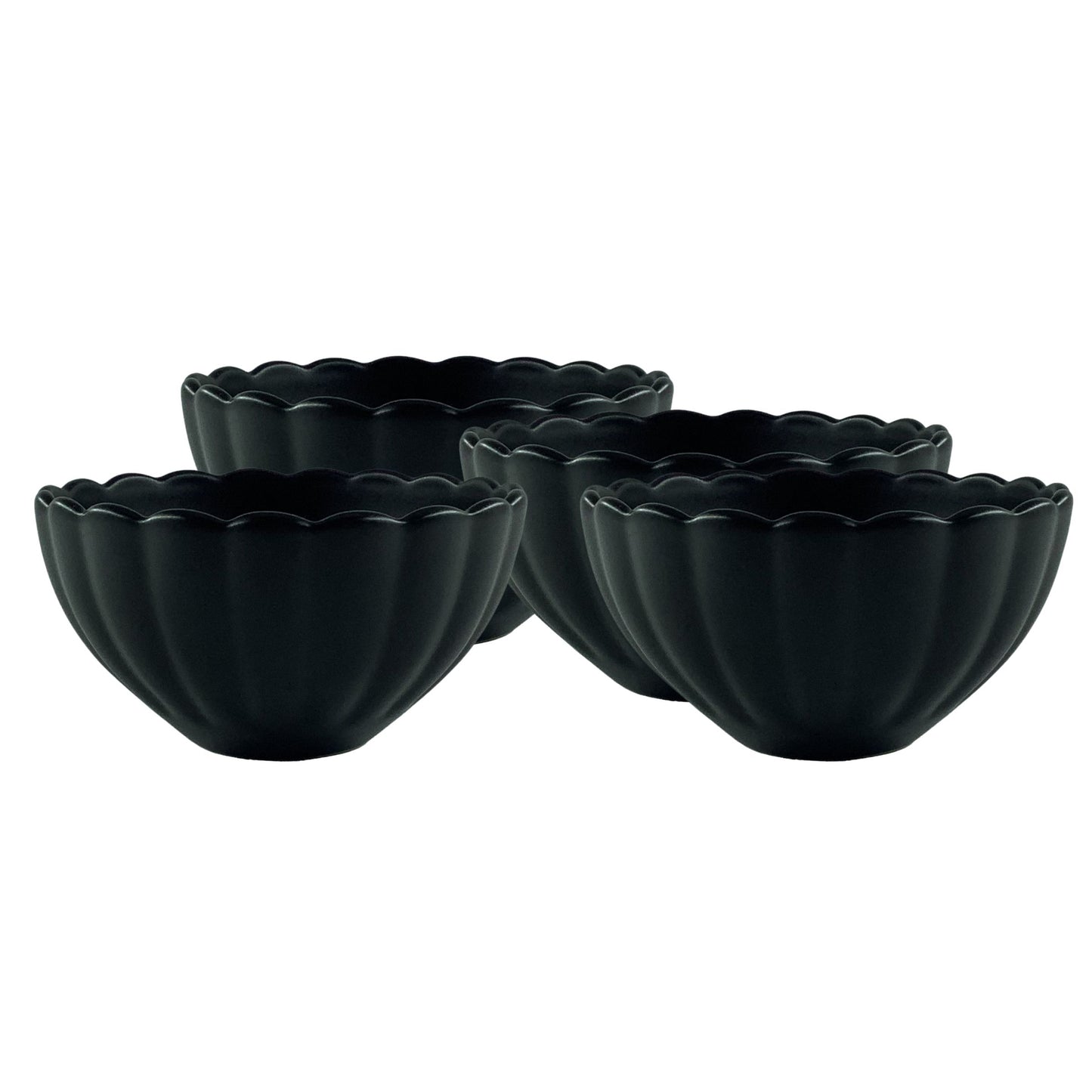 Lafayette Noir Stoneware Cereal Bowl, Set of 4 Canvas Home Black, Bowls, Cereal Bowl, Ellen DeGeneres, Lafayette, Lafayette Noir, Noir, Portugal