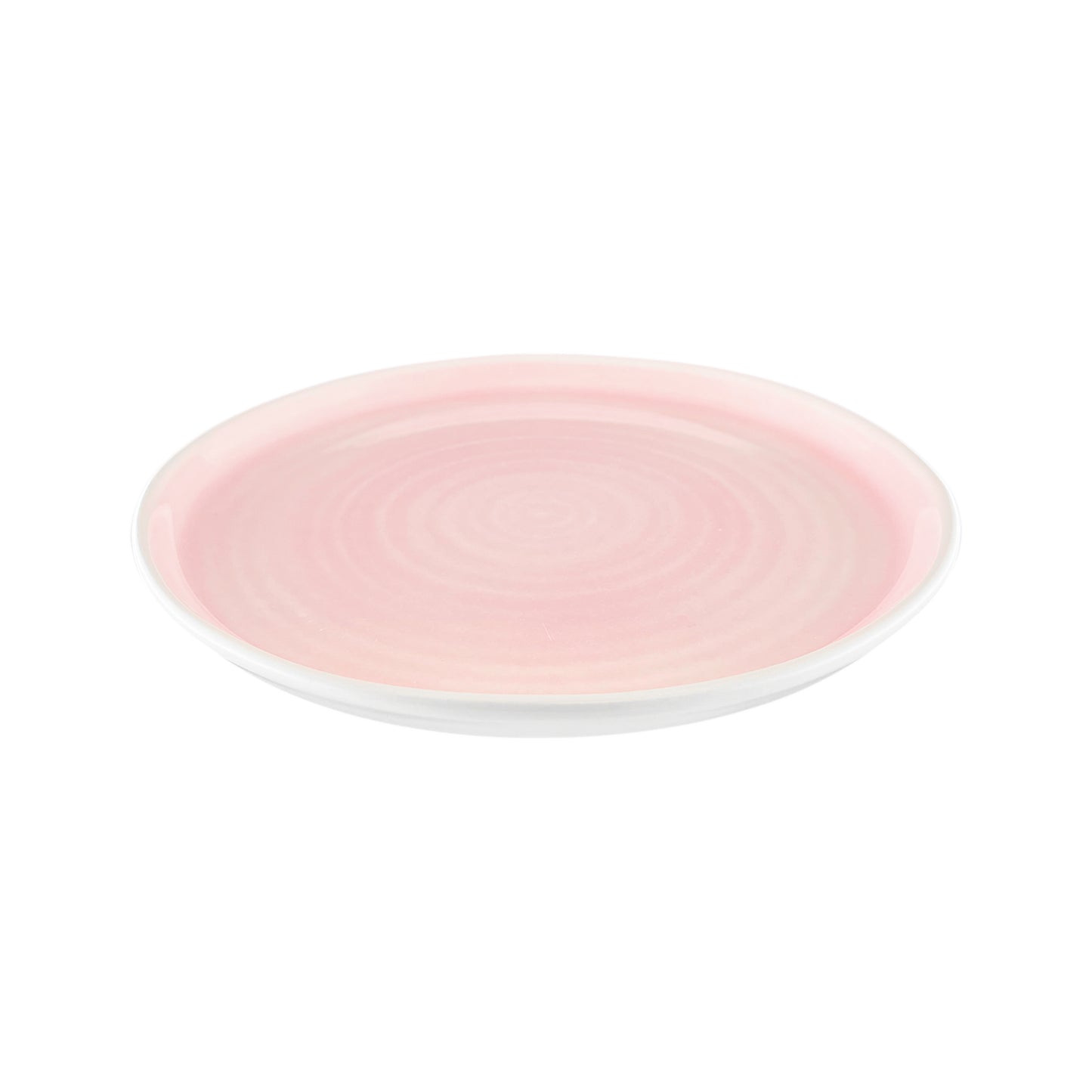 Pinch Pink Stoneware 4 Piece Dinnerware Set, Service For 1