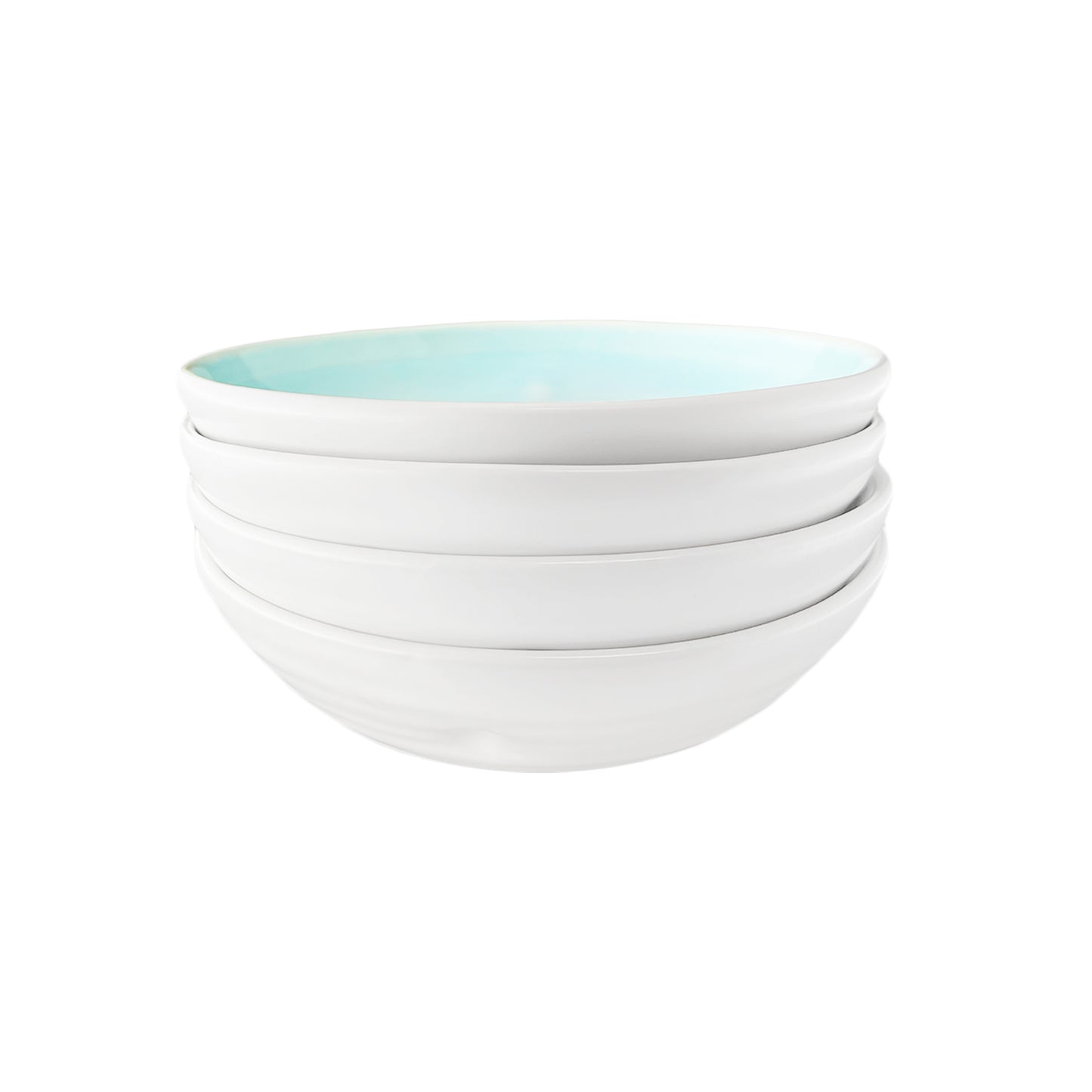 Pinch Pasta Bowl in Aqua - Set of 4