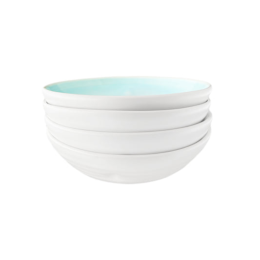 Pinch Pasta Bowl in Aqua - Set of 4