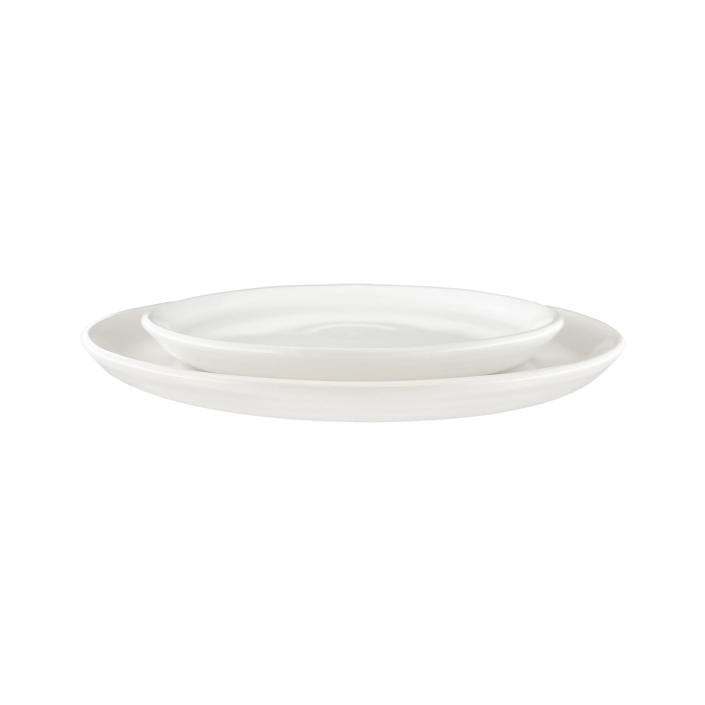 Pinch White Stoneware 16 Piece Dinnerware Set, Service For 4