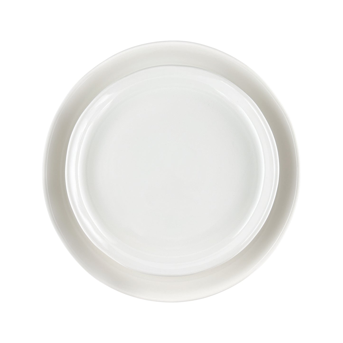 Pinch White Stoneware 16 Piece Dinnerware Set, Service For 4