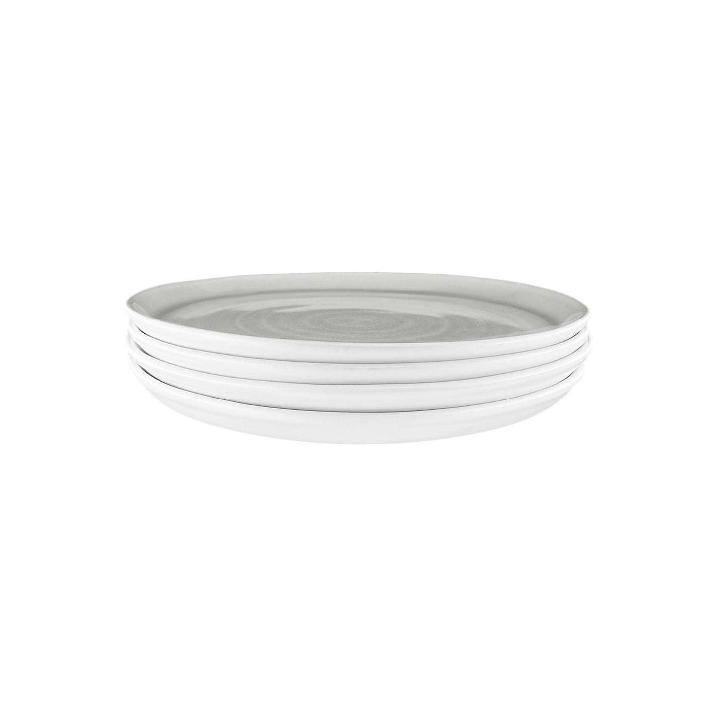 Pinch Salad Plate in Grey - Set of 4