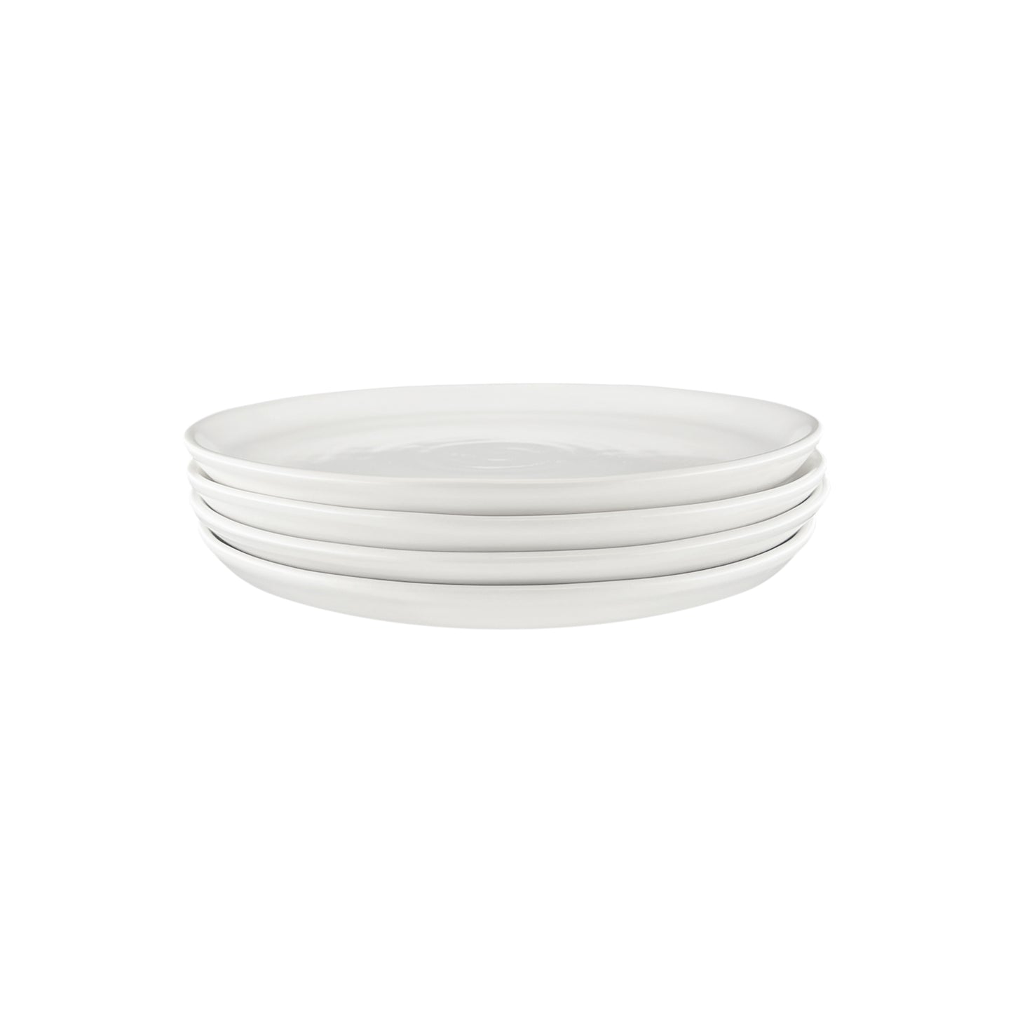 Pinch White Stoneware 16 Piece Dinnerware Set, Service For 4