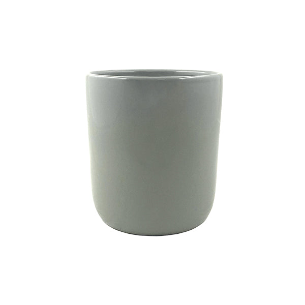 Reims Stoneware Pebble Utensil Cup, Set of 2 Canvas Home Grey, Hand Glazed, Kitchen Crock, Kitchen Utensil Cup, Pebble, Reims Collection, Reims Pebble, Reims Utensil Cup