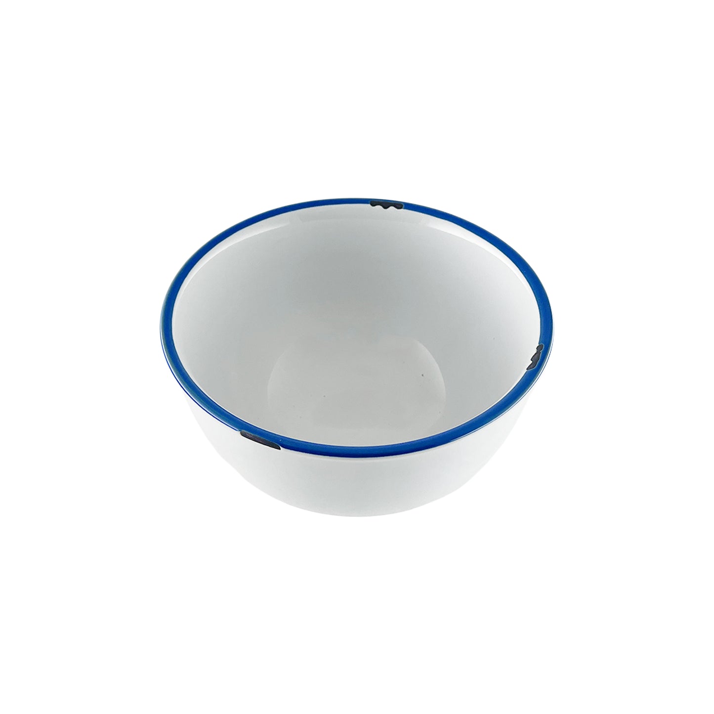 Tinware Bowl in White - Set of 4