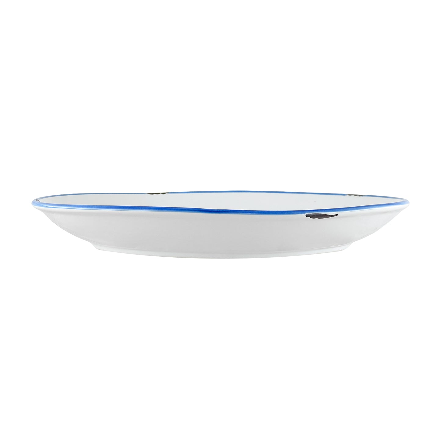 Tinware Dinner Plate in White - Set of 4