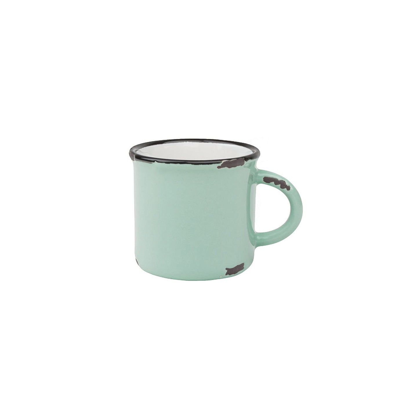 Tinware Espresso Mug in Pea Green - Set of 4