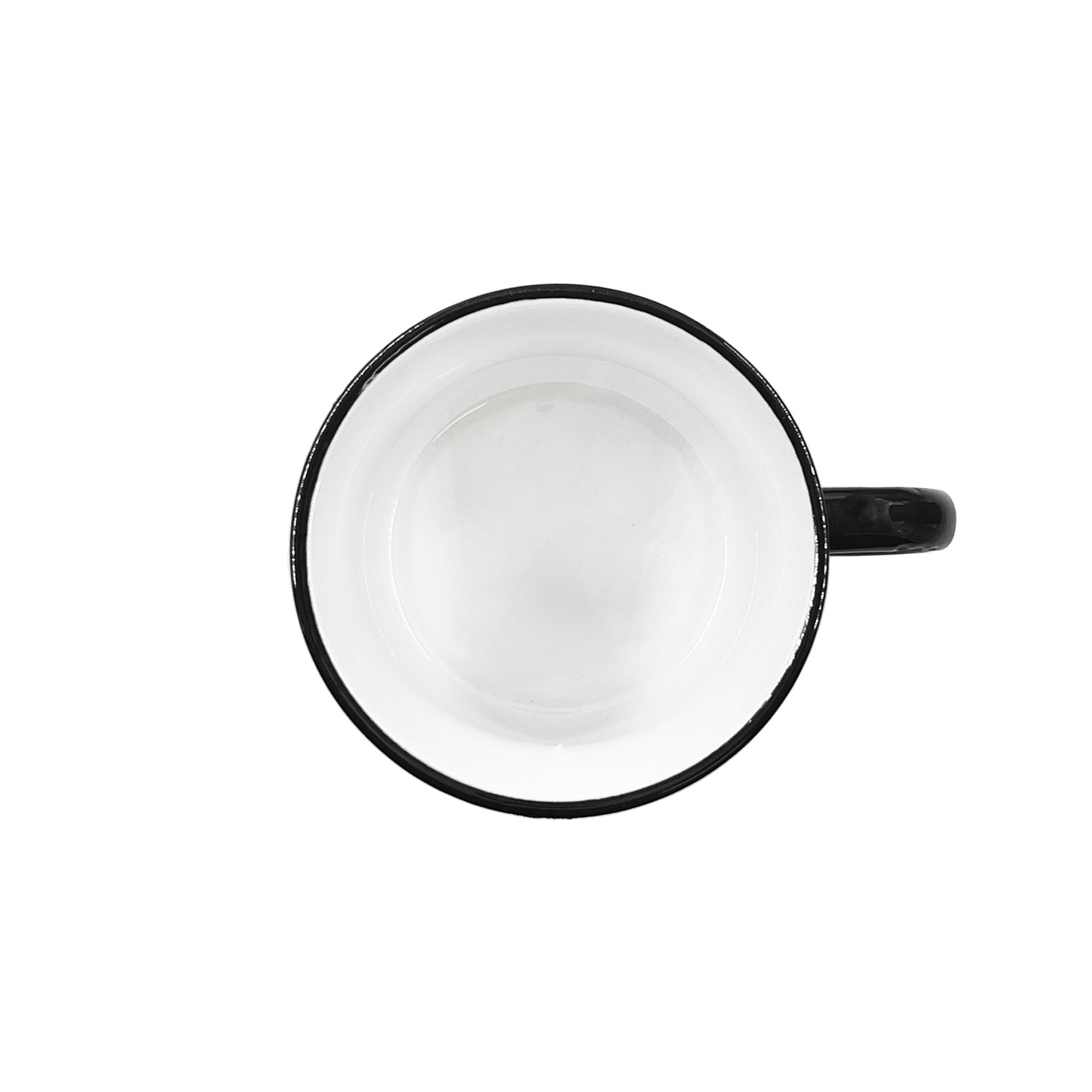 Tinware Mug in Black - Set of 4