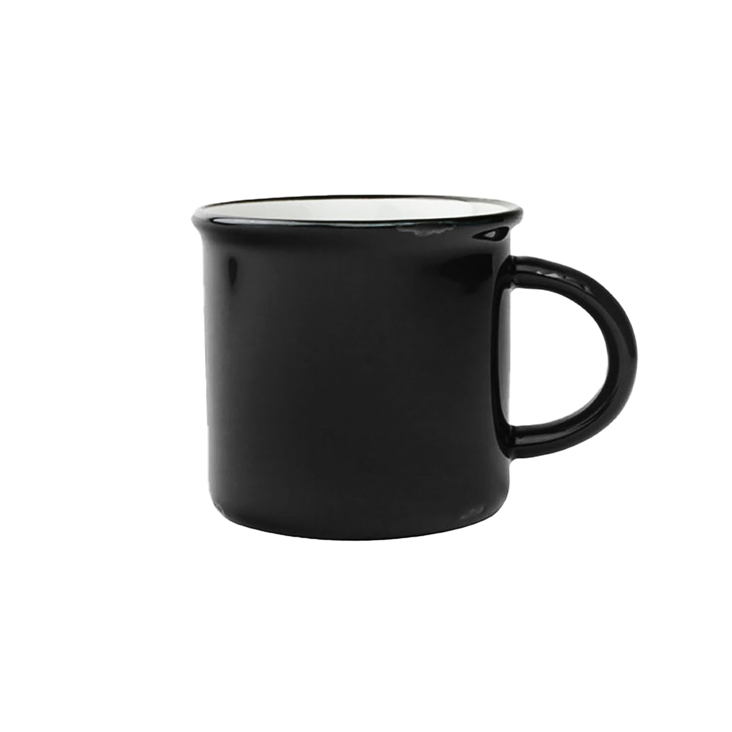 Tinware Mug in Black - Set of 4