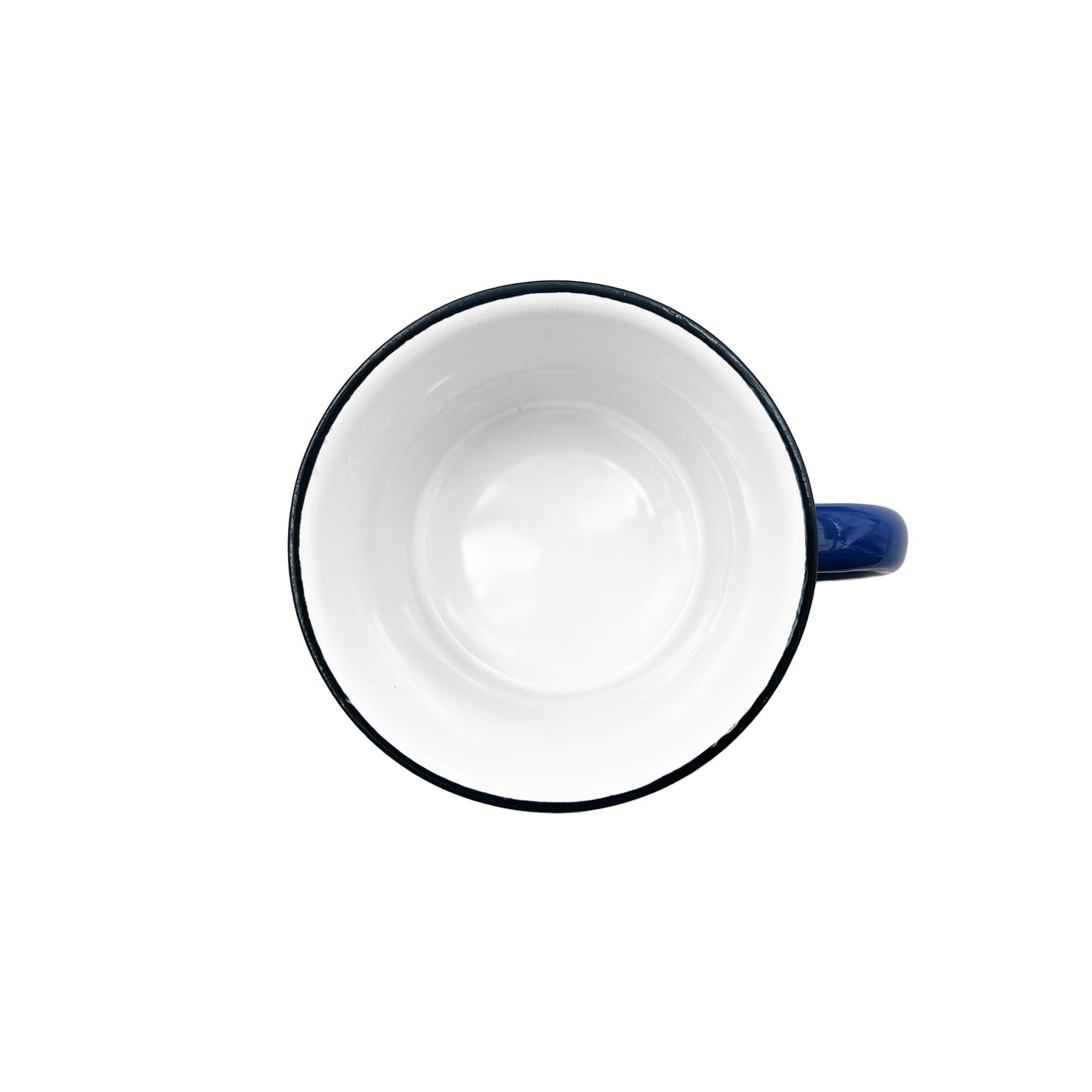 Tinware Mug in Blue - Set of 4