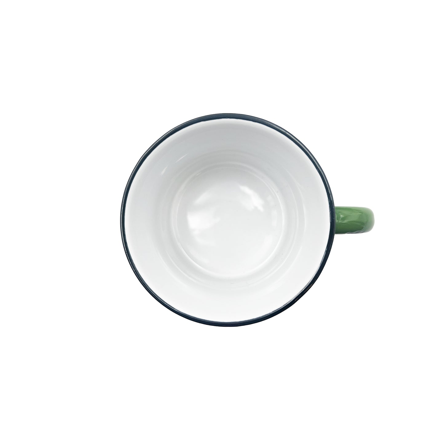 Tinware Mug in Green - Set of 4