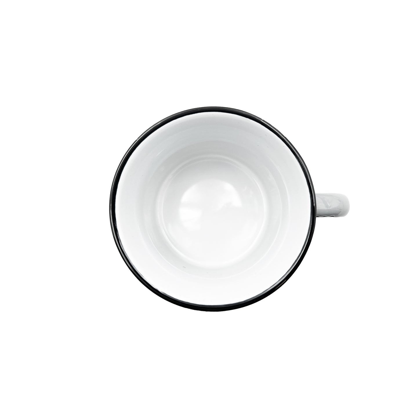 Tinware Mug in Light Grey - Set of 4