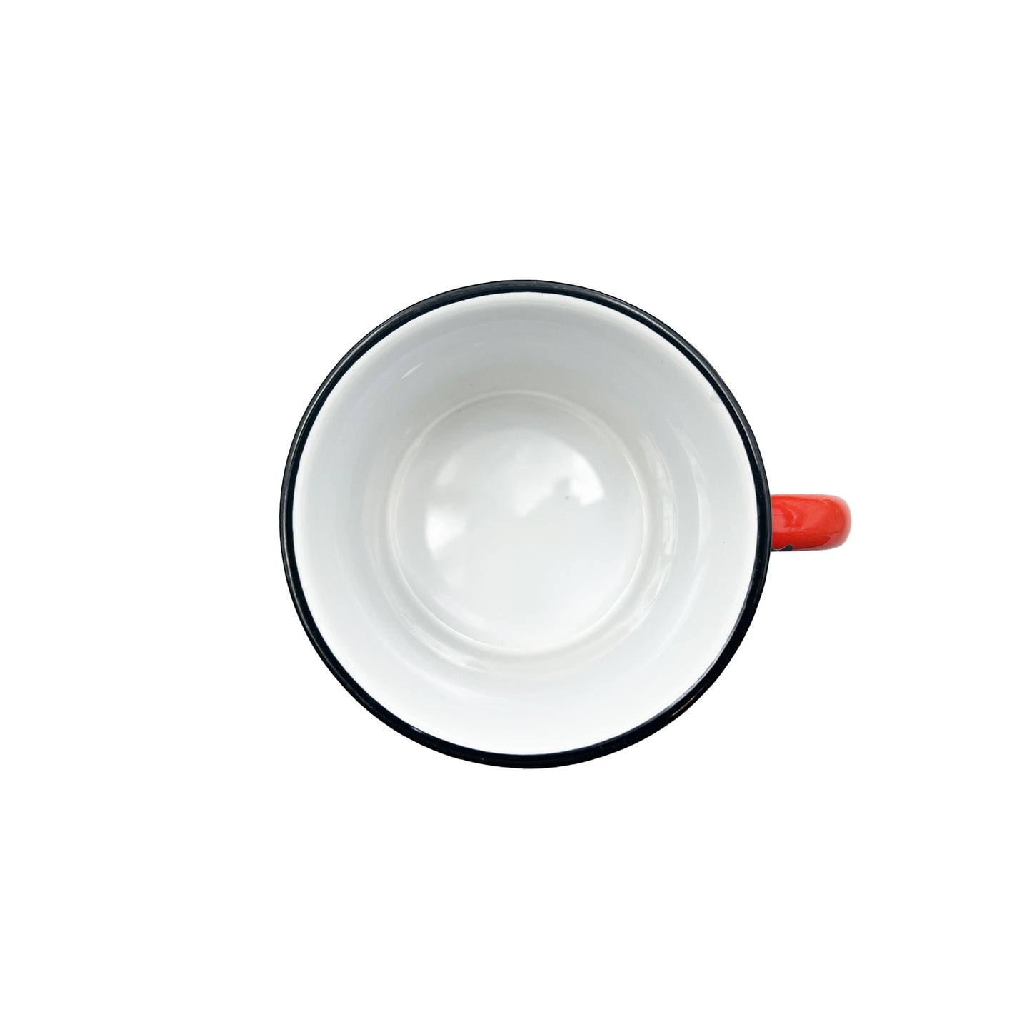 Tinware Mug in Red - Set of 4