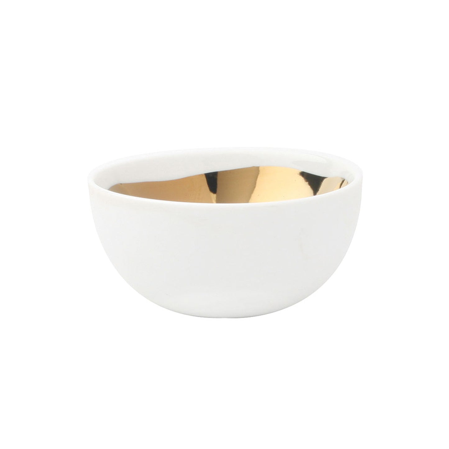Dauville Gold Metallic Porcelain Accent Bowls