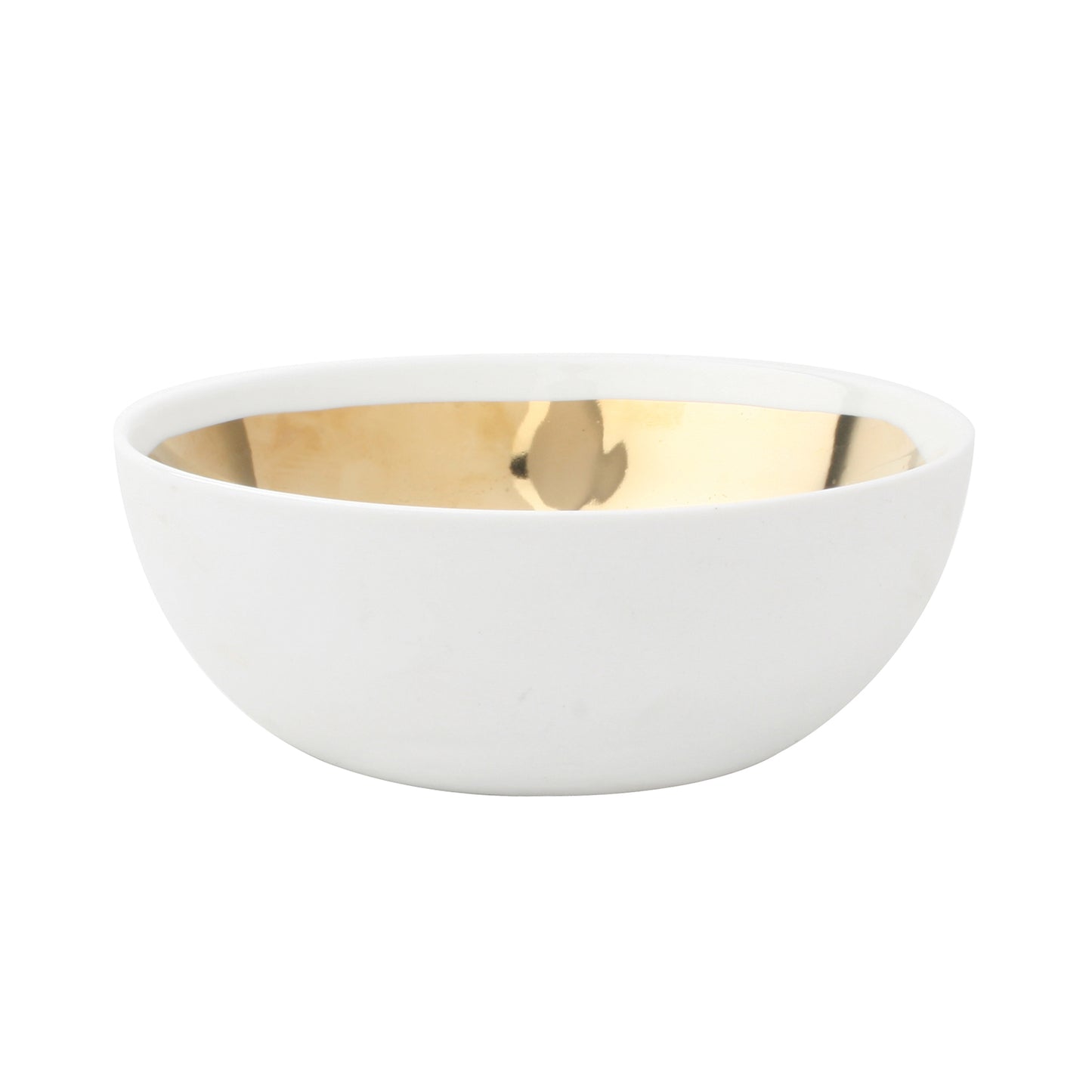 Dauville Gold Metallic Porcelain Accent Bowls