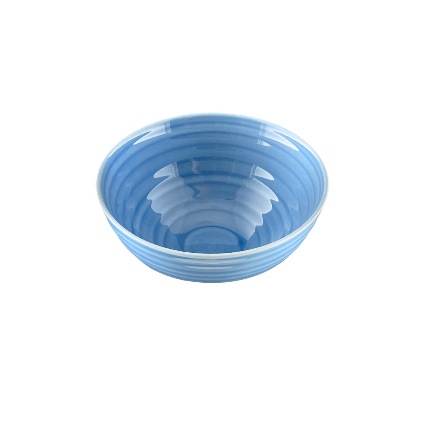 Daniel Smith Blue Porcelain 16 Piece Dinnerware Set, Service For 4
