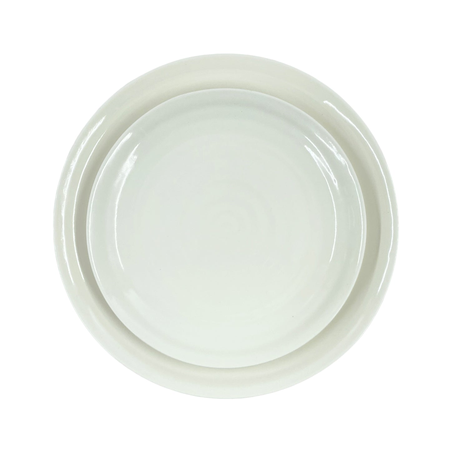 Daniel Smith Ivory Porcelain 4 Piece Dinnerware Set, Service For 1