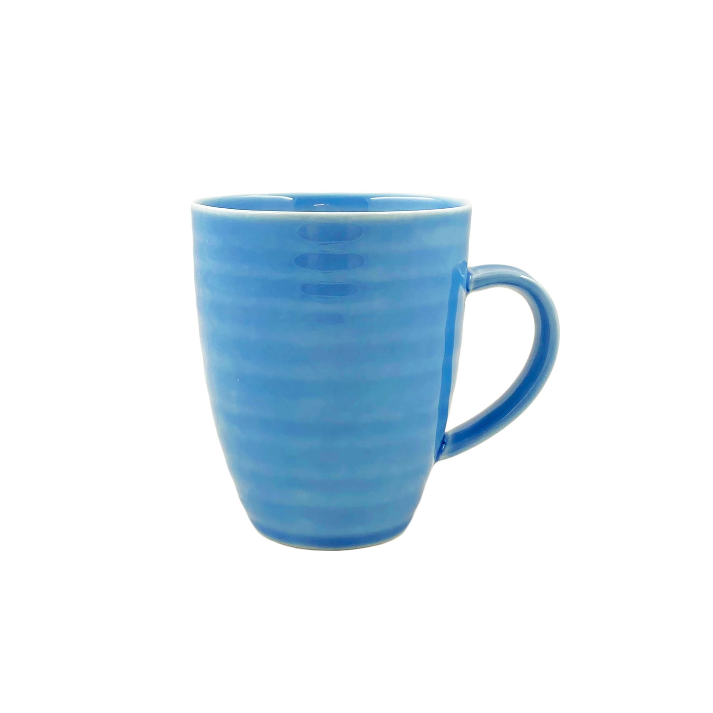 Daniel Smith Blue Porcelain 16 Piece Dinnerware Set, Service For 4