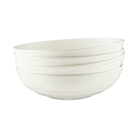 Daniel Smith Pasta Bowl - Set of 4 - Ivory
