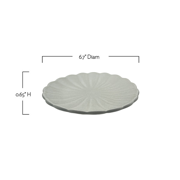 Lafayette Pearl White Stoneware Bread Plate, Set of 4