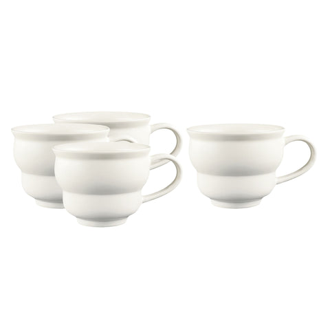 Lafayette Pearl White Cup - Set of 4