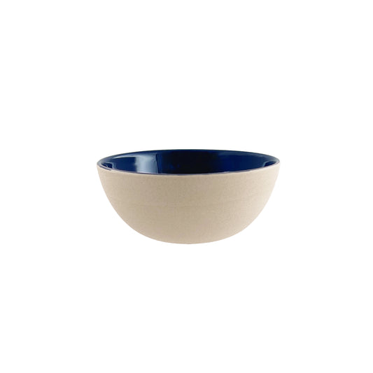 Shell Bisque Indigo Porcelain Small Bowl, Set of 4
