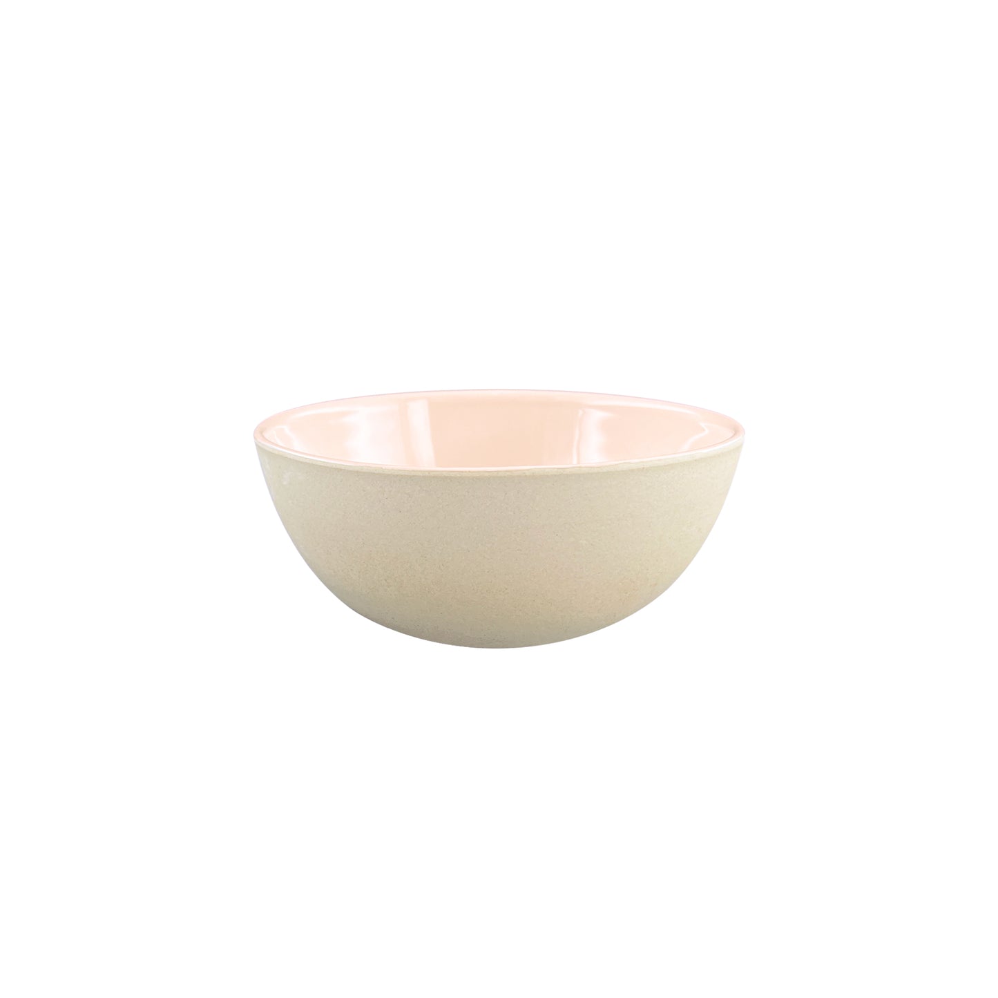 Shell Bisque Soft Pink Porcelain Small Bowl, Set of 4