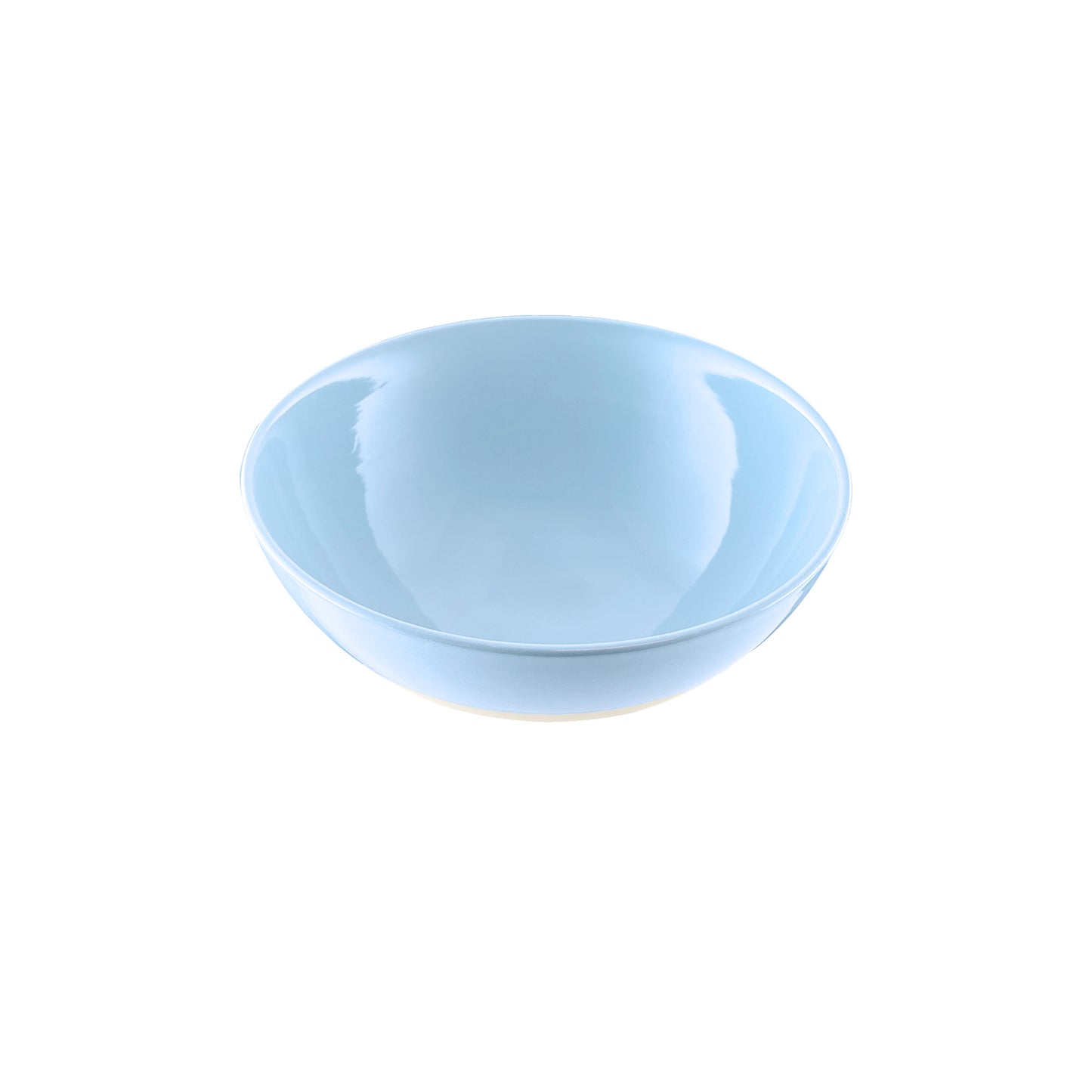 Shell Bisque Blue Porcelain Cereal Bowl, Set of 4