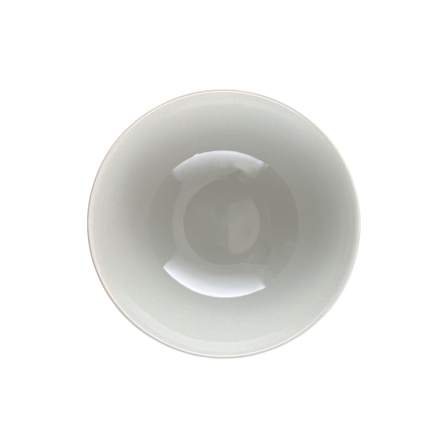 Shell Bisque Grey Porcelain 3 Piece Dinnerware Set, Service For 1