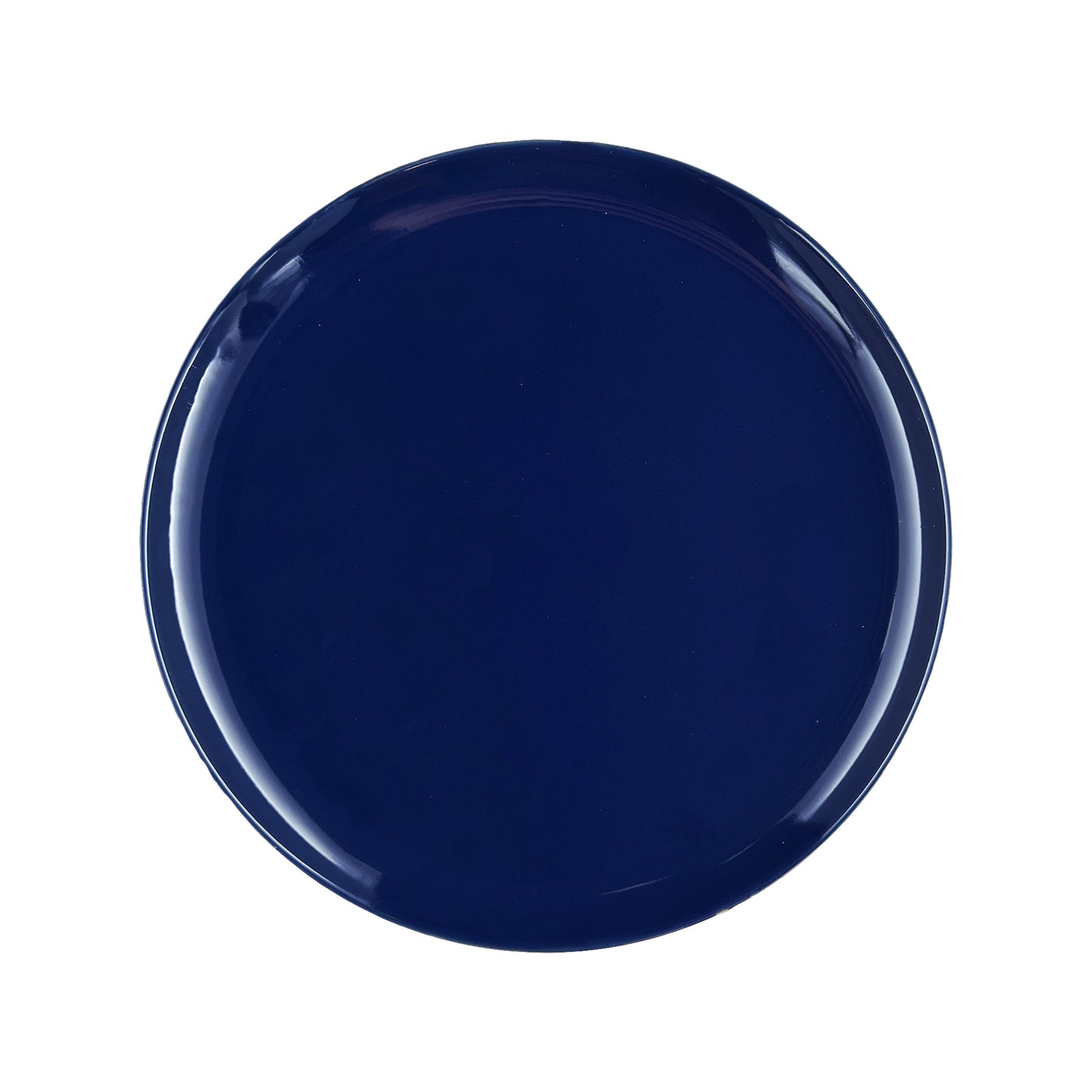Shell Bisque Indigo Porcelain Dinner Plate, Set of 4