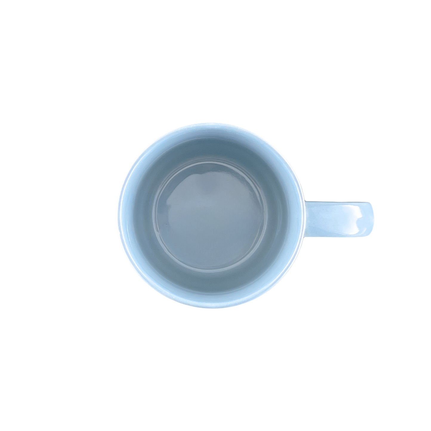 Shell Bisque Blue Porcelain 4 Piece Dinnerware Set, Service For 1
