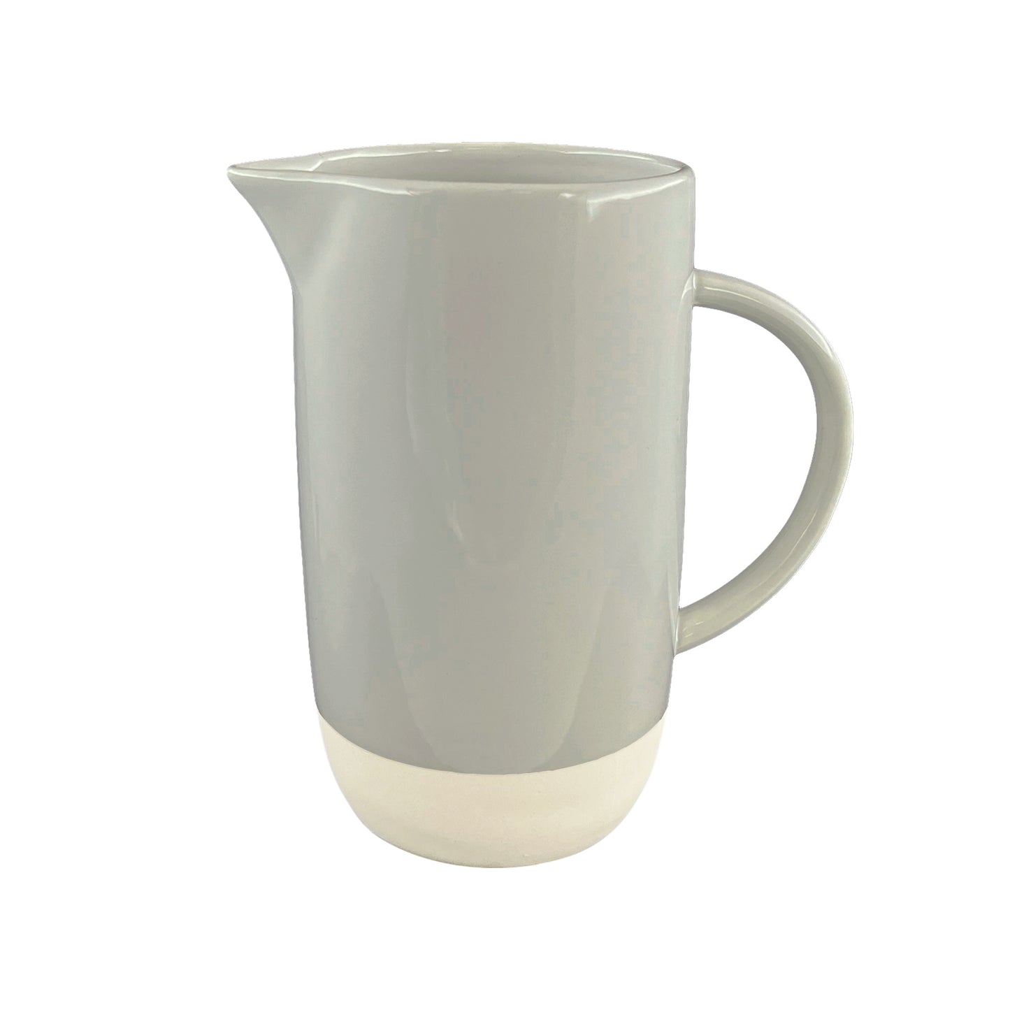 Shell Bisque Grey Porcelain Pitcher