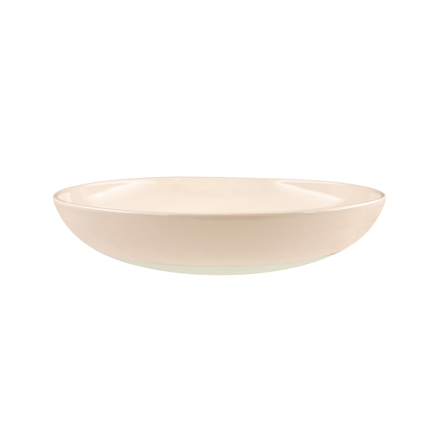 Shell Bisque Soft Pink Porcelain Pasta Bowl, Set of 4