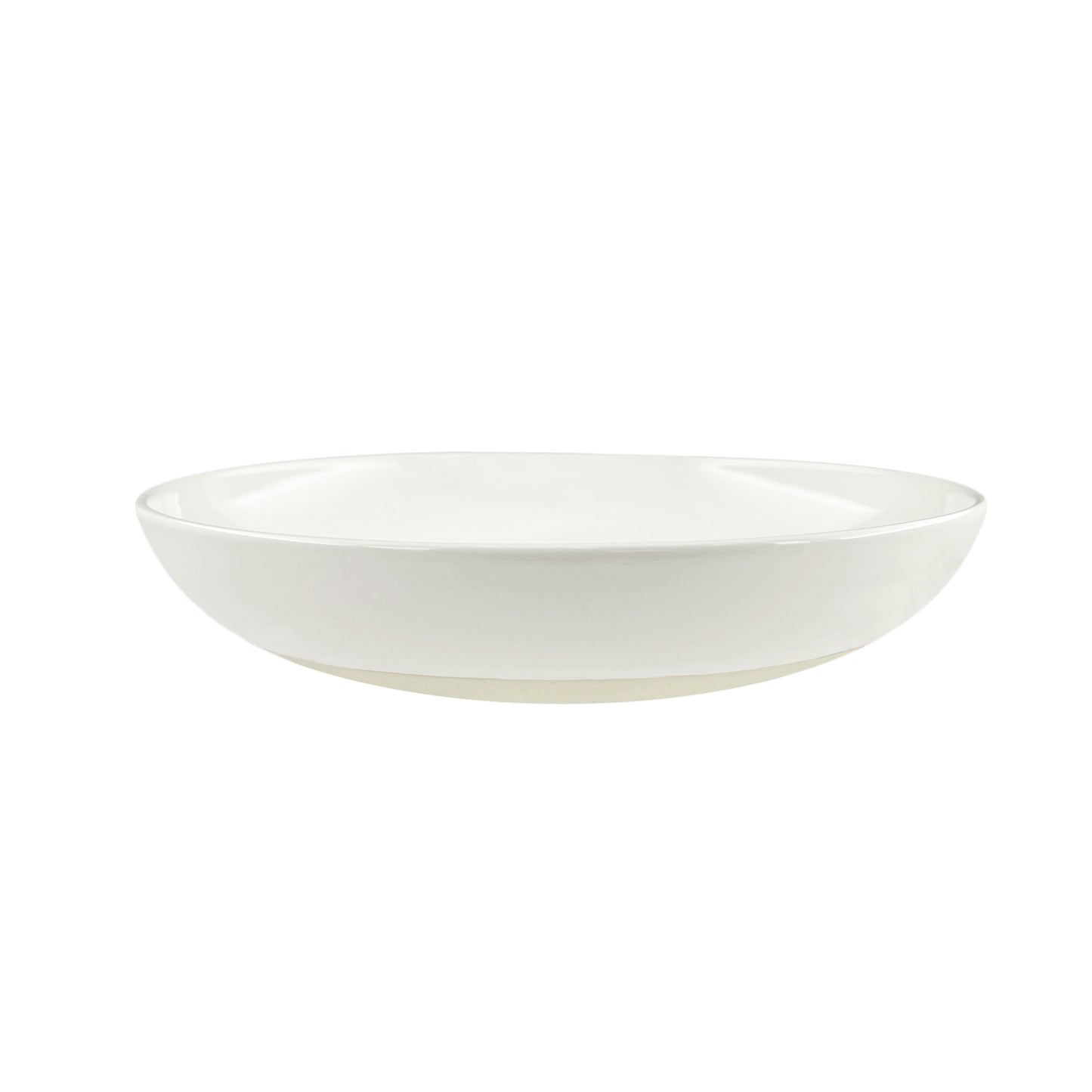 Shell Bisque White Porcelain Pasta Bowl, Set of 4