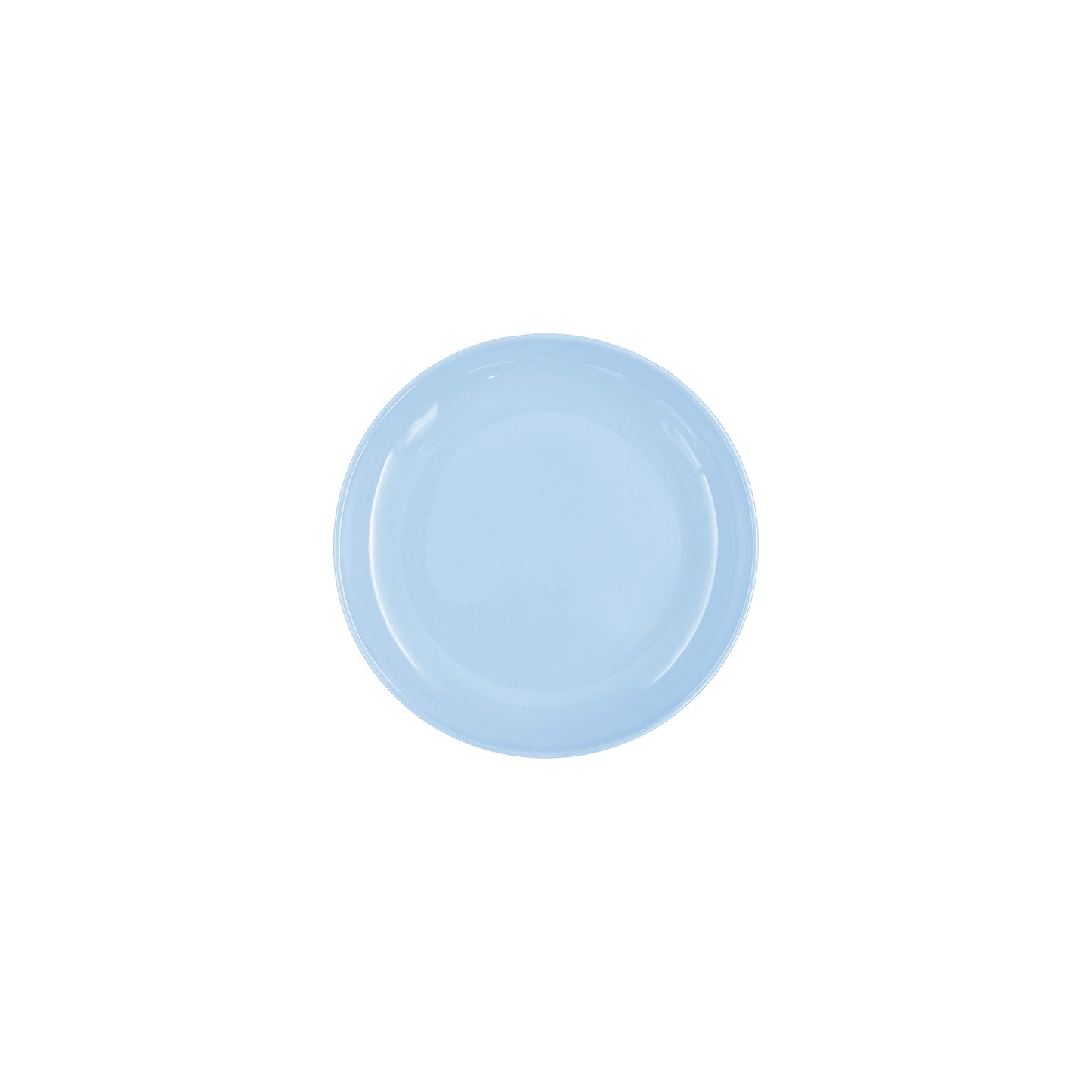 Shell Bisque Blue Porcelain Tidbit Plate, Set of 4