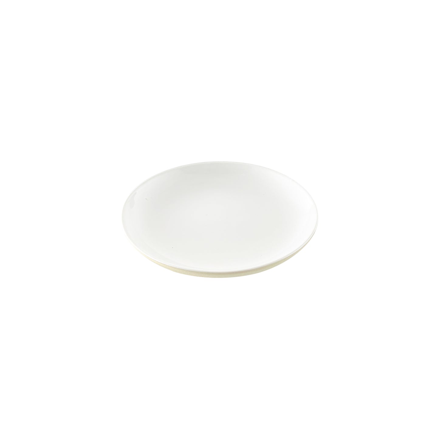 Shell Bisque White Porcelain Tidbit Plate, Set of 4
