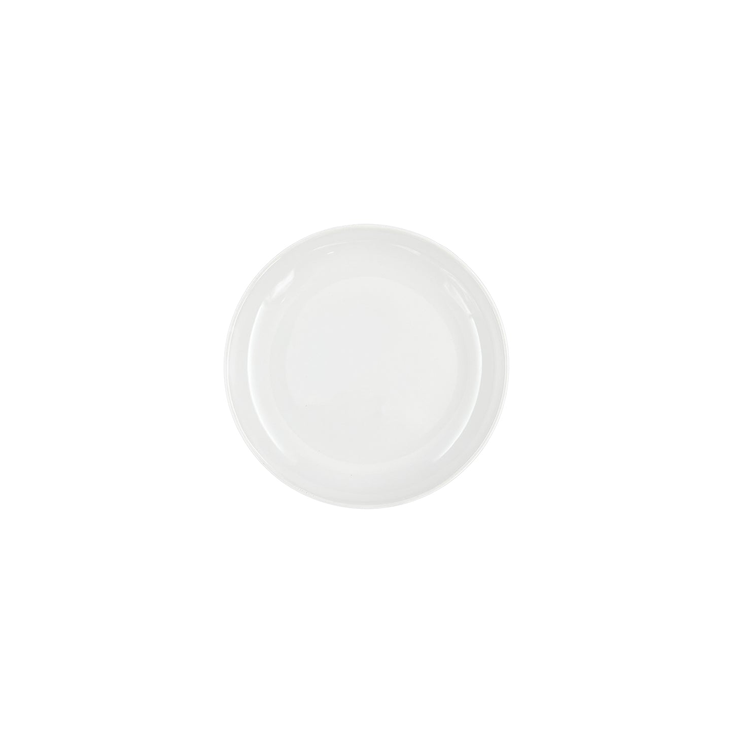 Shell Bisque White Porcelain Tidbit Plate, Set of 4
