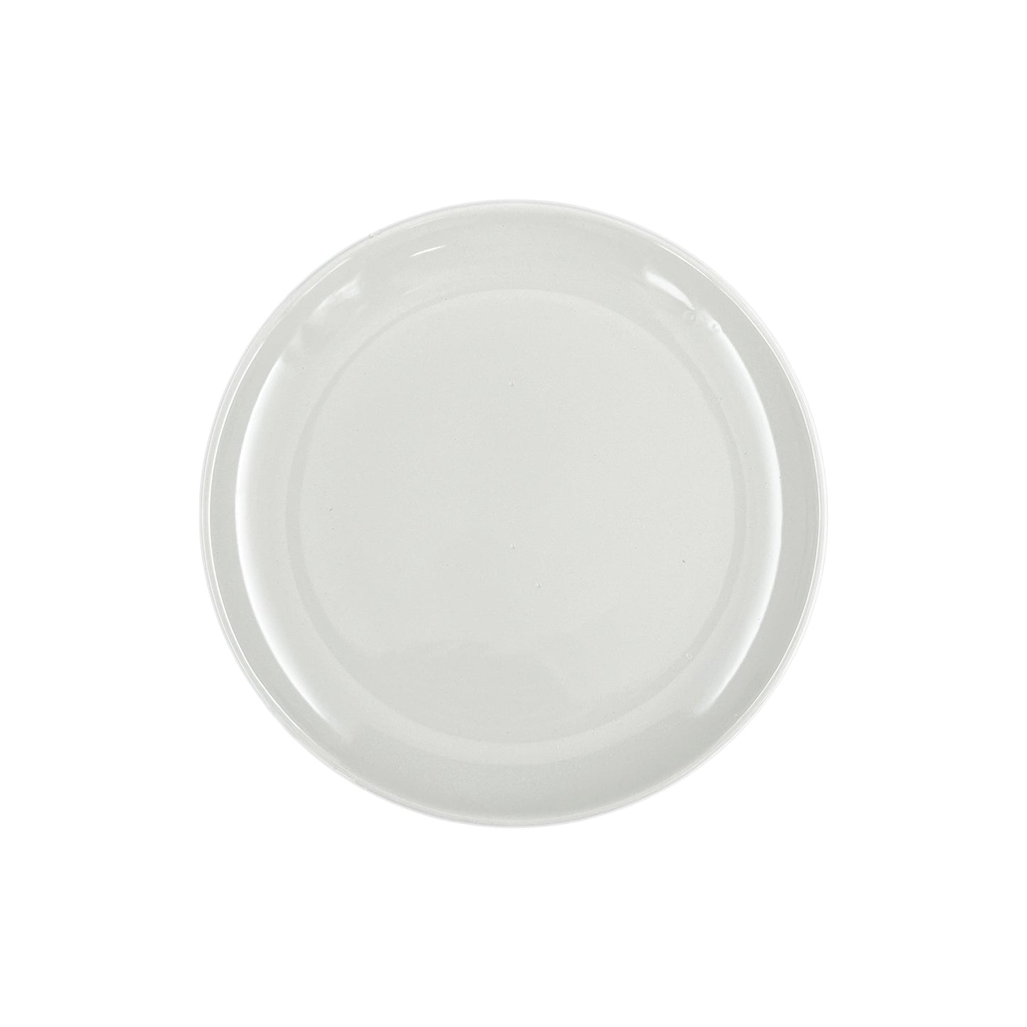 Shell Bisque Grey Porcelain 4 Piece Dinnerware Set, Service For 1