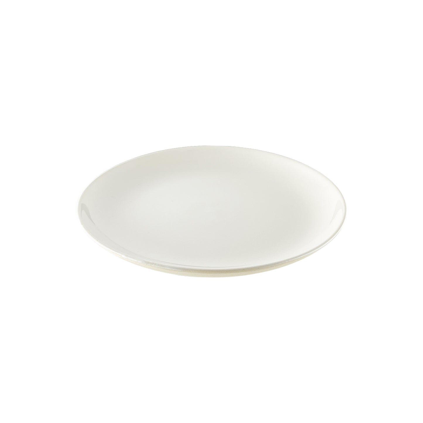 Shell Bisque White Porcelain Salad Plate, Set of 4