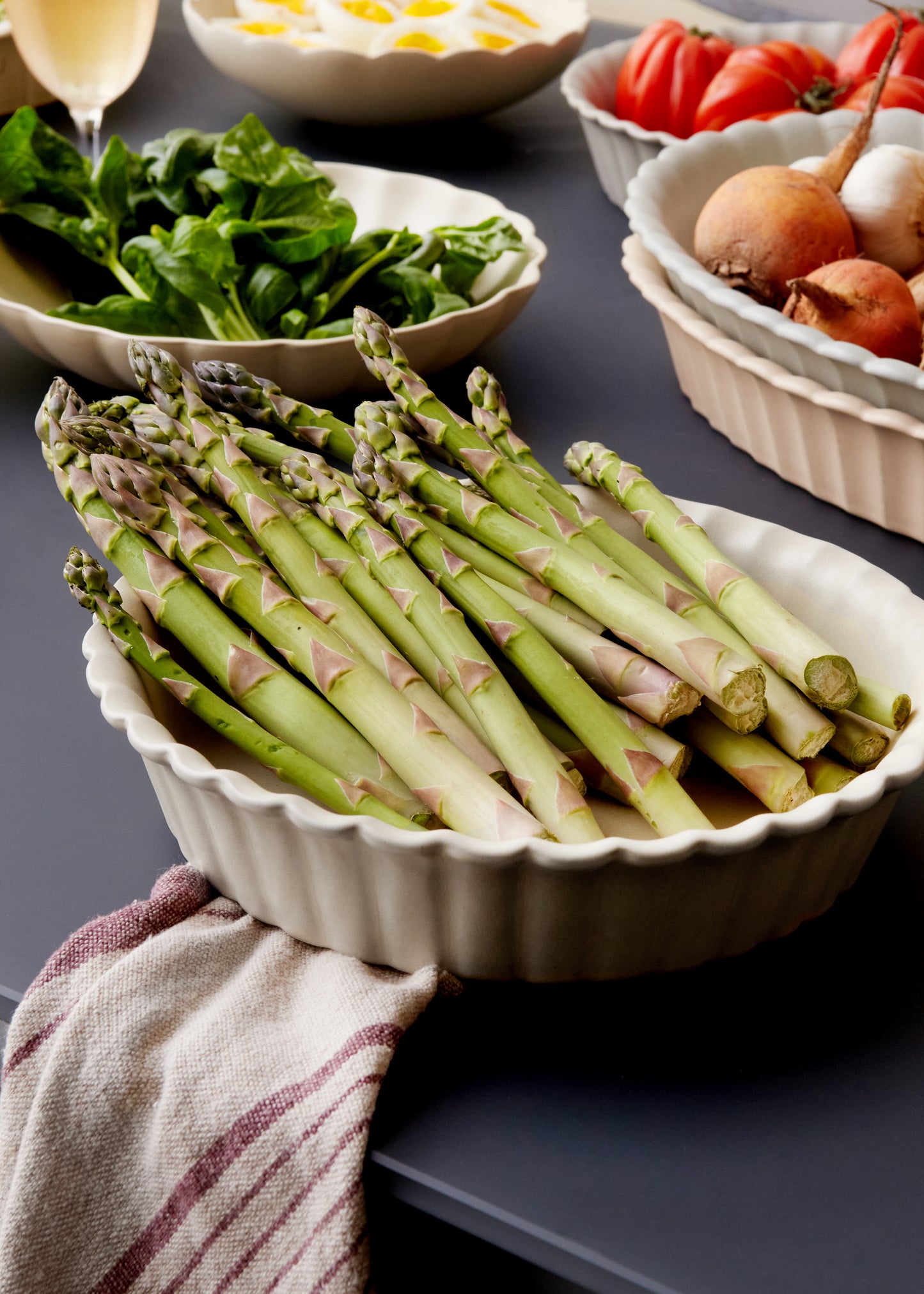 Lafayette Round Blush Stoneware Baker