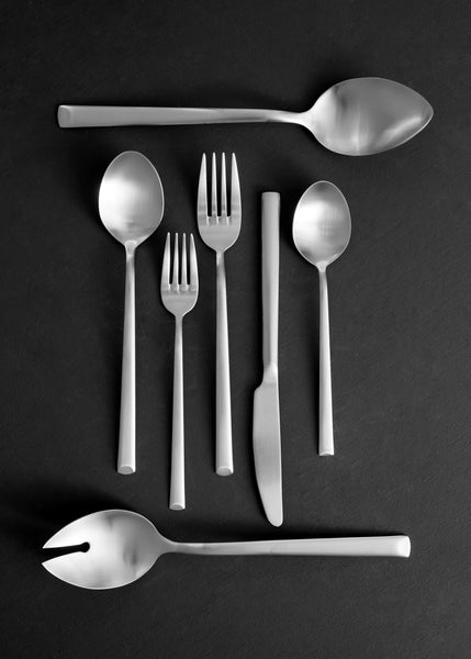 Ellsworth Brushed Stainless Steel 5 Piece Cutlery Set - Service for 1