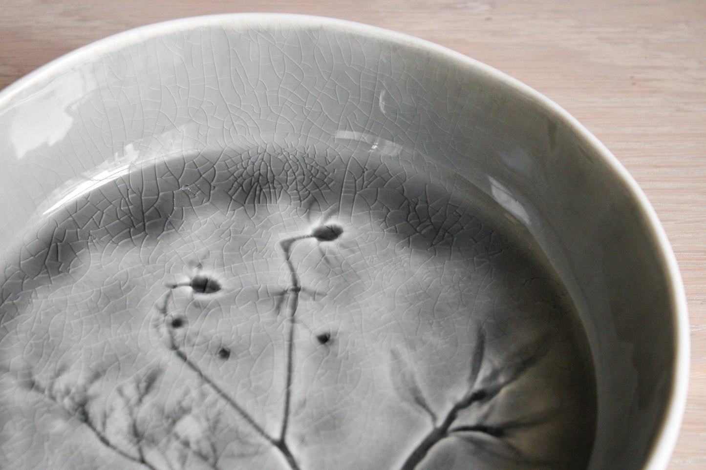 Meadow Grey Porcelain Medium Bowl, Set of 4