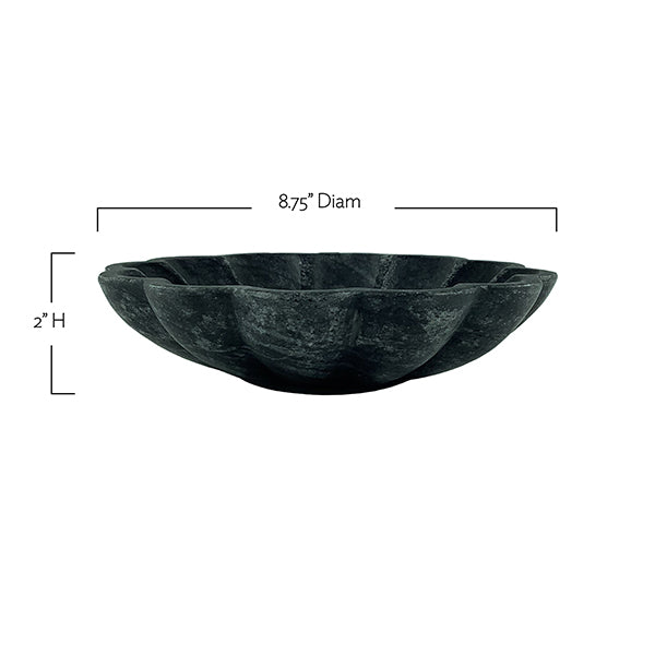Catalina Black Marble 3 Piece Nesting Bowl Set