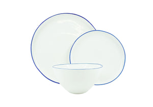 Abbesses 3-piece place setting - Blue