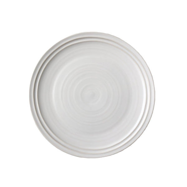 Lines Salad Plate - White/White - Set of 4
