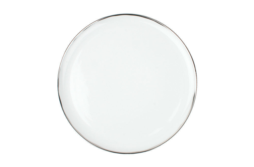 Dauville Dinner Plate in Platinum - Canvas Home