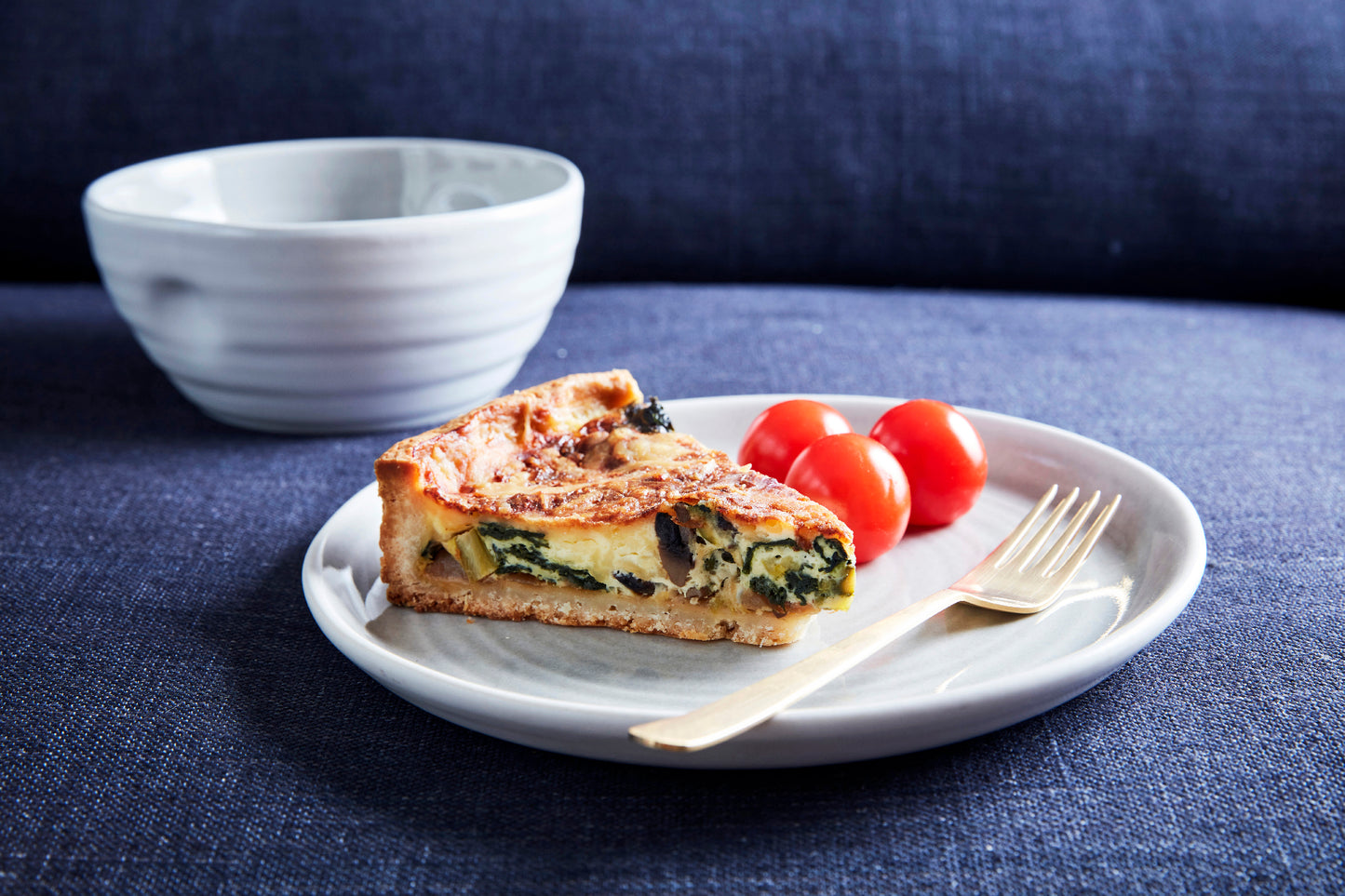 Pinch Salad Plate in White - Set of 4